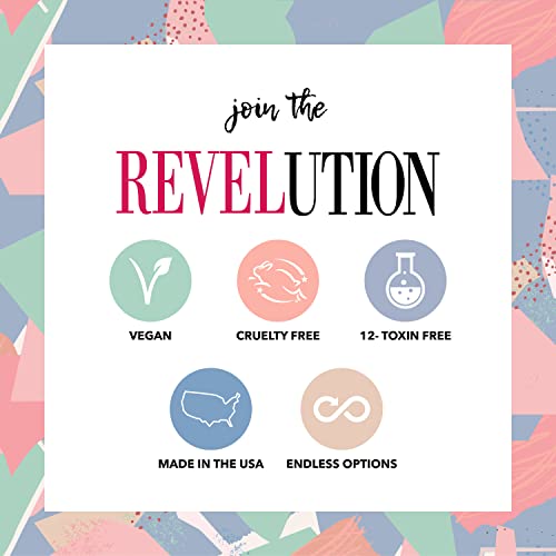 Revel Nail Dip Powder - Chrome Glitter Dip Powder for Nails, Chip Resistant Dip Nail Powder with Vitamin E and Calcium, DIY Manicure, 8-Pack - Image 6