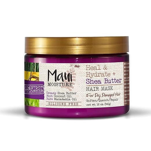Revive & Hydrate + Shea Butter Hair Mask For Dry Hair (Coconut Oil, Shea Butter & Aloe Vera), 400 ml
