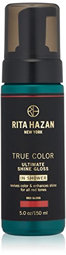 Rita Hazan Ultimate True Color Shine Gloss - Boost Hair Color with Healthy Hair Shine - Glazy Hair Treatment - New Package Design - 5 oz. Red Hair Gloss