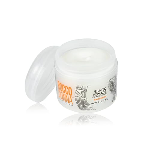 Rocco Donna Flex-Tex Hair Styling Pomade | Medium hold | Hydrate and style with Matte Finish | 2 oz