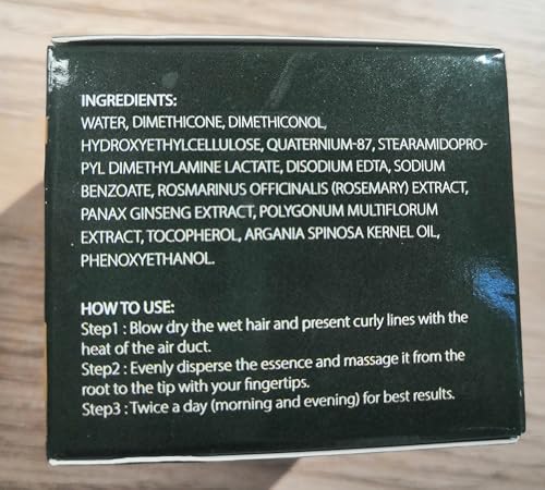 Rosemary Hair Growth Cream Hair Regrowth Treatment Conditioner Moisturizing Scalp Massage Hair Follicle Hair Care Serum Essence (1.67 Oz Rosemary Cream) - Image 8