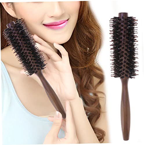 round brush hair dryer women hair brush nylon bristle hairbrush hair brush dryers for women round hair for women roller brush for hair Bristles Miss modeling Bamboo - Image 3