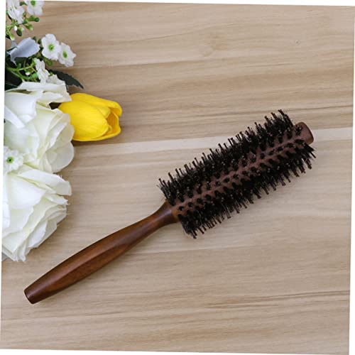 round brush hair dryer women hair brush nylon bristle hairbrush hair brush dryers for women round hair for women roller brush for hair Bristles Miss modeling Bamboo - Image 7