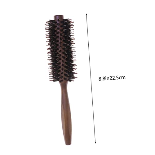 round brush hair dryer women hair brush nylon bristle hairbrush hair brush dryers for women round hair for women roller brush for hair Bristles Miss modeling Bamboo - Image 9