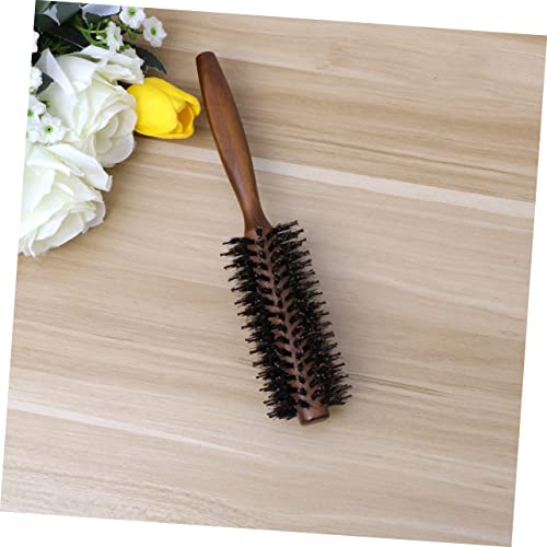 round brush hair dryer women hair brush nylon bristle hairbrush hair brush dryers for women round hair for women roller brush for hair Bristles Miss modeling Bamboo - Image 2