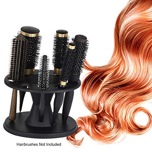 Round Comb Storage Stand for Hair Tools, Dryer, Brushes, Scissors, and Accessories Organizer - Image 5
