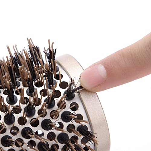 Round Hair Brush Blow Drying Comb Boar Bristle Brushes Thermal Ceramic Anti Static for Hair Styling Curling comb - Image 7