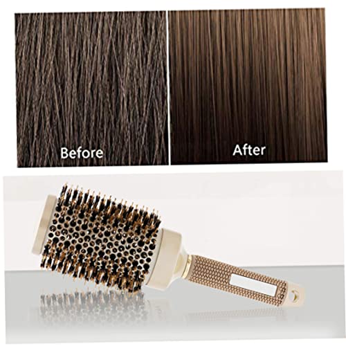 Round Hair Brush Blow Drying Comb Boar Bristle Brushes Thermal Ceramic Anti Static for Hair Styling Curling comb - Image 4