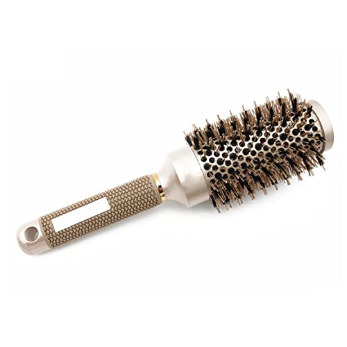 Round Hair Brush Blow Drying Comb Boar Bristle Brushes Thermal Ceramic Anti Static for Hair Styling Curling comb