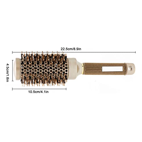 Round Hair Brush Blow Drying Comb Boar Bristle Brushes Thermal Ceramic Anti Static for Hair Styling Curling comb - Image 9
