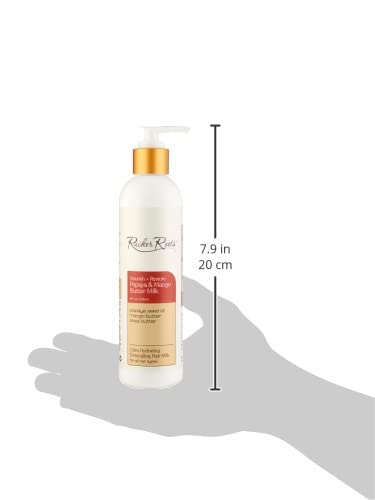 Rucker Roots Nourish + Restore Papaya & Mango Butter Milk| Hair Lotion| Biotin| Daily Use| Hydration| Detangler - Image 5