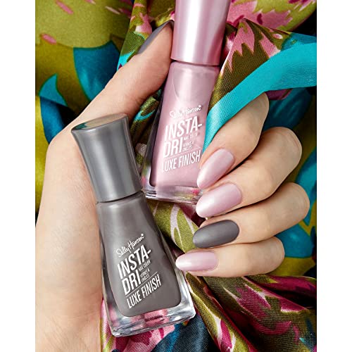 Sally Hansen Insta-Dri Nail Polish, Luxe Finish Collection, Extrava-grey, 0.31 fl oz (Pack of 2) - Image 8