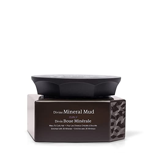 Saphira Divine Mineral Mud for Curly and Wavy Hair, Hair Moisturizer and Deep Conditioning Hair Mask for Shine and Bounce, Sulfate-Free, Paraben-Free, Vegan