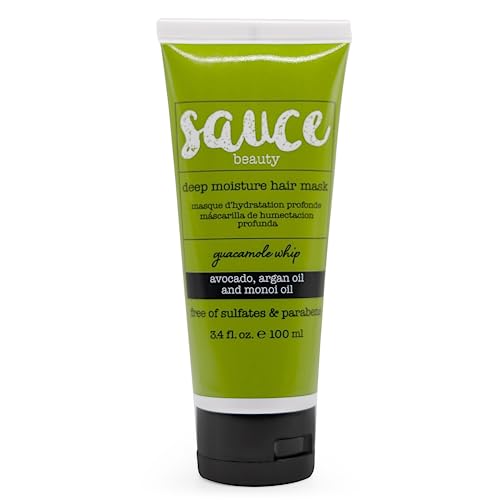 SAUCE BEAUTY Guacamole Whip Hair Masks - Deep Conditioning Hair Masks w/Avocado, Honey & Argan Oil - 12 Fl Oz + 3.4 Fl Oz Hair Masks for Dry, Damaged & Frizzy Hair - Image 6