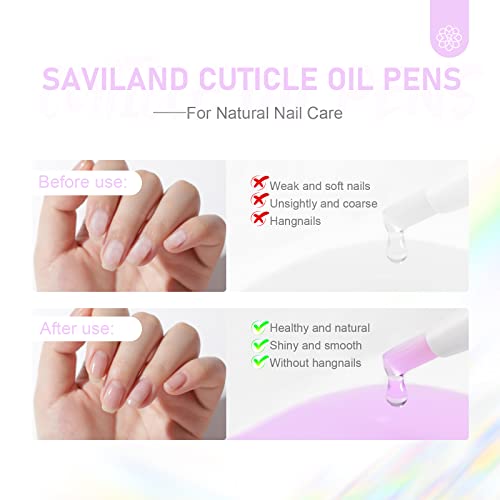 SAVILAND 12PCS Liquid Latex for Nails and 12PCS Cuticle Oil Pen for Nails - Image 5