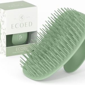 Scalp Massager Shampoo Brush,Scalp Scrubber for Dandruff Removal, Scalp Care Hair Brush Wet & Dry detangler for Men and Women.Suitable for Short Medium Hair(Green)