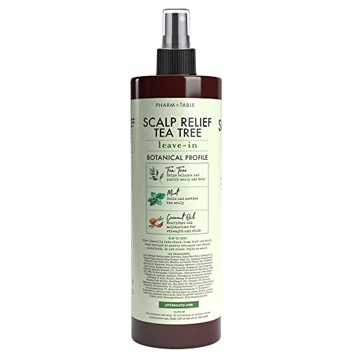 Scalp Relief Tea Tree Leave-In Conditioner, Relieve Itchy, Dry Scalp, Detangles Hair, 240ml/8 fl oz - Image 5
