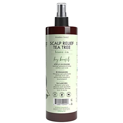 Scalp Relief Tea Tree Leave-In Conditioner, Relieve Itchy, Dry Scalp, Detangles Hair, 240ml/8 fl oz - Image 6