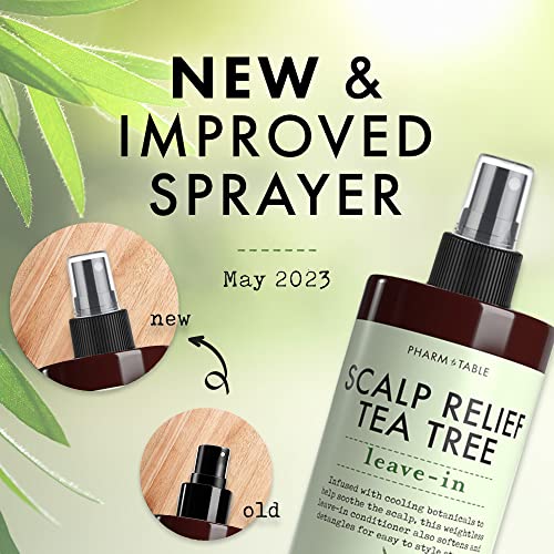 Scalp Relief Tea Tree Leave-In Conditioner, Relieve Itchy, Dry Scalp, Detangles Hair, 240ml/8 fl oz - Image 2