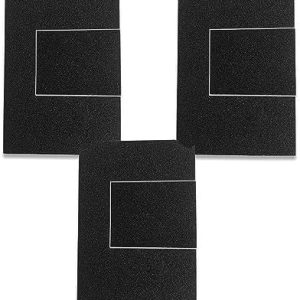 Self Adhesive Emery Paper, Replaceable Stickyback Sandpaper, Nail Files for Pet Manicure & Pedicure- Trim, Dog Scratch Pad, 80Grit, 10 * 14.2 inches, 3PCS