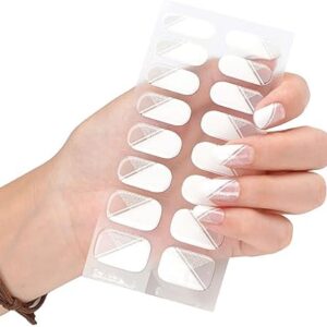 Semi Cured Gel Nail Polish Stickers Fashion Design Classical Strips Waterproof Adhesive Full Wraps Gel Nail Art Stickers