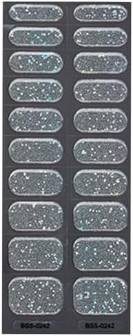 Semicured Gel Nail Stickers UV/LED Lamp Required Gel Nail Polish Wraps Fashion Design Gel Nail Art Stickers for Womens