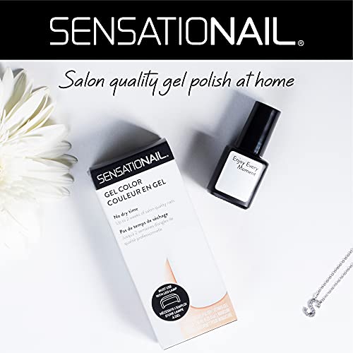 Sensationail White Gel Nail Polish 0.25 Fl Oz, Long-Lasting Color Up to 2 Weeks, LED Lamp Required - Image 7
