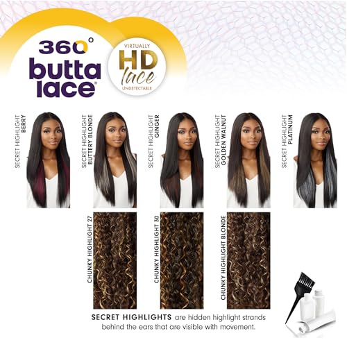 Sensationnel 360 Butta Lace Front Wigs - 360 Butta unit 4 wider parting preplucked hairline HD glueless lace - 360 Butta unit 4 (SH/PLATINUM) - Image 4