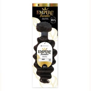 Sensationnel Empire Bundle weave hair - Empire Bundles virgin human hair extensions Unprocessed hair - EMPIRE BUNDLES deep 1 pack 22 inch (NATURAL)