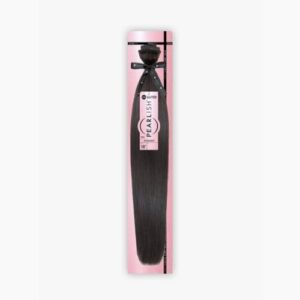 Sensationnel Pearlish Bundle BSS hair - Pearlish Straight Deep pearl conditioned 15a remy Beauty supply hair sew in or glue on human hair - Pearlish Bundles Straight (24 Inch, NATURAL/BLACK)