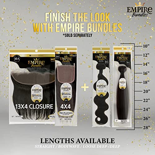 Sensationnel Virgin Human Hair Weave Empire Bundle 10A Straight (10-26") (14 inch, 613) - Image 2