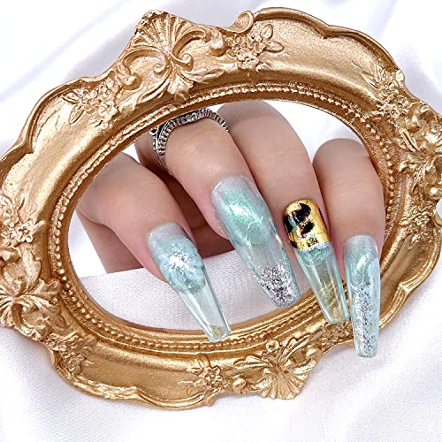 Senvenski Ice Jelly Crystal Gel Polish Set 6 Translucent Colors with Glitter - Image 2