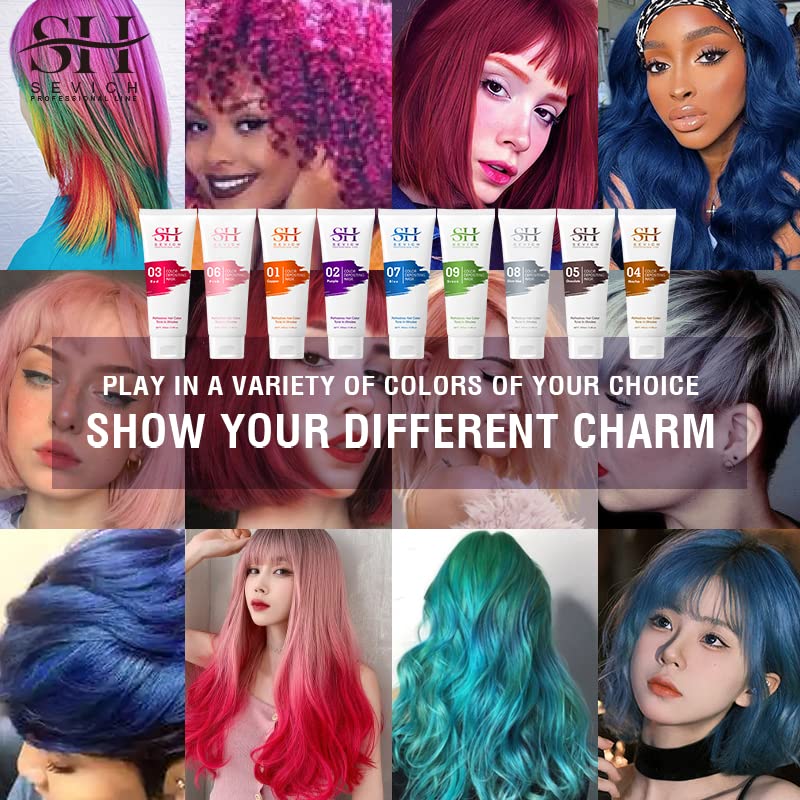 SEVICH Hair Color Depositing Mask - Semi Permanent Hair Color Dye&Hair Color Refresh 3.5flOz, 06 Pink - Image 6