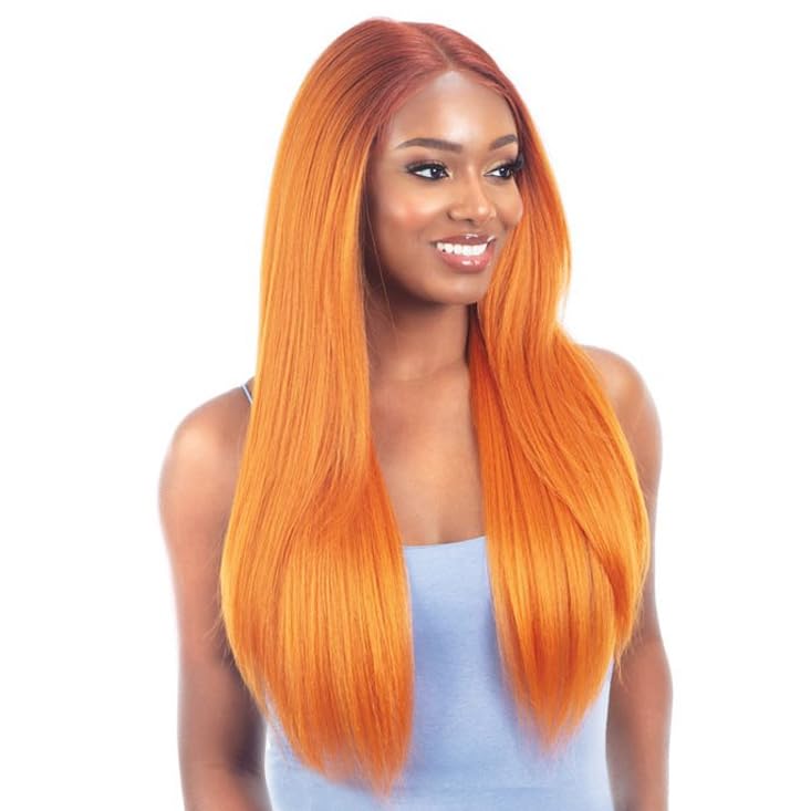Shake N Go Keri Glueless HD Lace Front Wig 1B Off Black 13x5 - Image 3