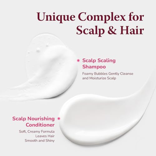 Shampoo and Conditioner Set - Mothers Day Gifts for Mom - Clarifying and Nourishing Hair Care Set for Itchy Scalp and Dry Hair - Apple Cider Vinegar, Natural Oil (21.1 oz x2) - Image 5