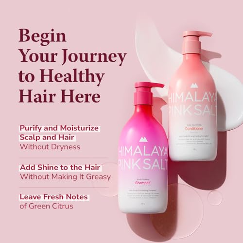 Shampoo and Conditioner Set - Mothers Day Gifts for Mom - Clarifying and Nourishing Hair Care Set for Itchy Scalp and Dry Hair - Apple Cider Vinegar, Natural Oil (21.1 oz x2) - Image 3