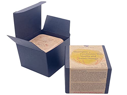 Shampoo & Conditioner DUO, Vanilla and Sweet Orange Essential Oil, 60g/40g - Image 4