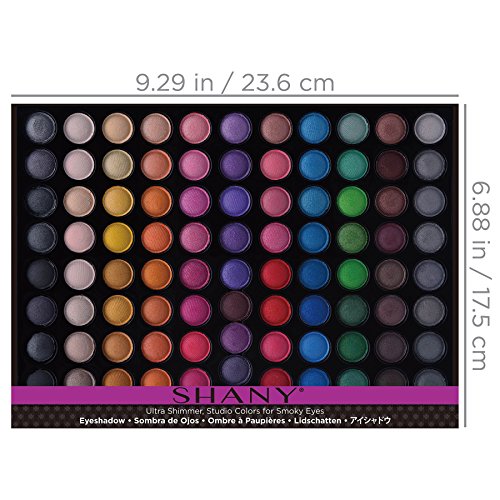 SHANY Eye shadow Palette, Ultra Shimmer, Studio Colors for Smoky Eyes (Pack of 3) - Image 5