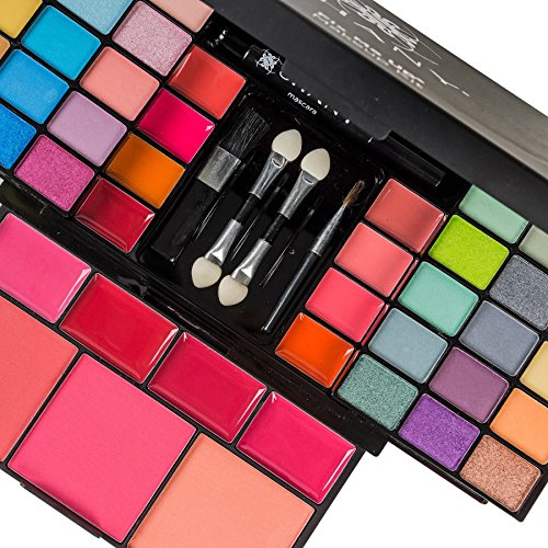 SHANY 'Fix Me Up' Makeup Kit - Compact Travel Makeup Portable Giftable Adult and Teen Makeup Set Eye Shadows, Lip Colors, Blushes, and Applicators - Image 9