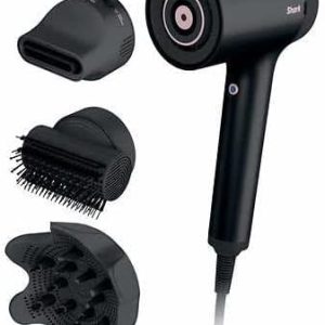 SHARK HyperAir IQ Hair Dryer Ultra-Fast Drying. No Heat Damage. Styles That Last. (Black) (Renewed) 1.0 Count