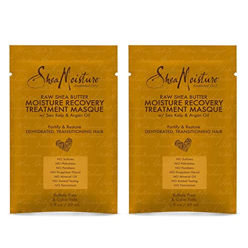 Shea Moisture Raw Shea Butter Moisture Recovery Treatment Masque 2oz (2 Pack)