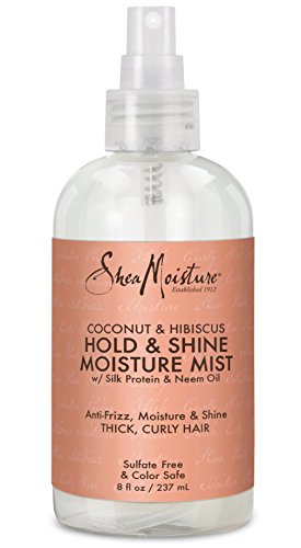 SheaMoisture Coconut Hibiscus Hold & Shine Moisture Mist 8 Ounce | Shea Moisture Coconut Hibiscus Curl & Style Milk 8 Ounce - Image 2