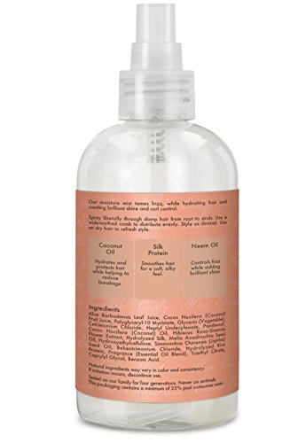 SheaMoisture Coconut Hibiscus Hold & Shine Moisture Mist 8 Ounce | Shea Moisture Coconut Hibiscus Curl & Style Milk 8 Ounce - Image 3