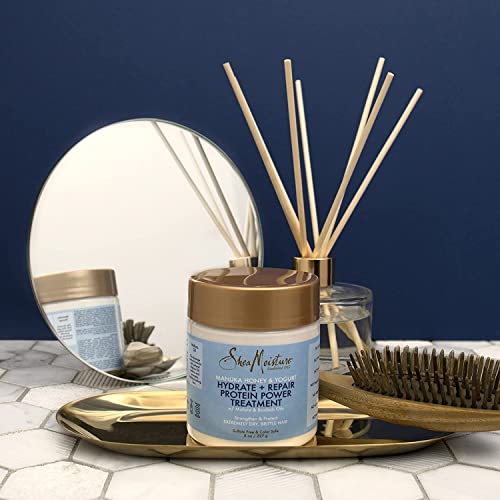 SheaMoisture Hair Mask - Manuka Honey & Yogurt, Hydrate + Repair Protein Power Treatment, Hair Treatment for Dry, Damaged Hair Care with Organic Shea Butter & Castor Oil for Hair, 8 Oz (Pack of 2) - Image 4