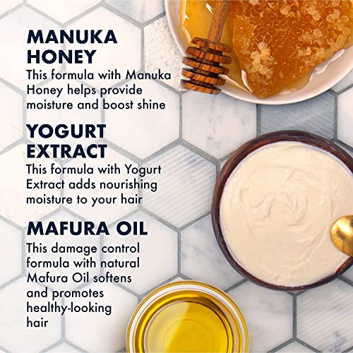 SheaMoisture Hair Mask - Manuka Honey & Yogurt, Hydrate + Repair Protein Power Treatment, Hair Treatment for Dry, Damaged Hair Care with Organic Shea Butter & Castor Oil for Hair, 8 Oz (Pack of 2) - Image 6