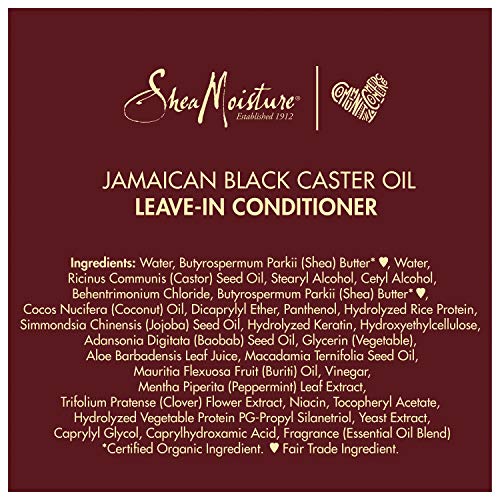 SheaMoisture Jamaican Black Castor Oil Leave-In Conditioner for Damaged Hair 11 oz 2 Pack - Image 13