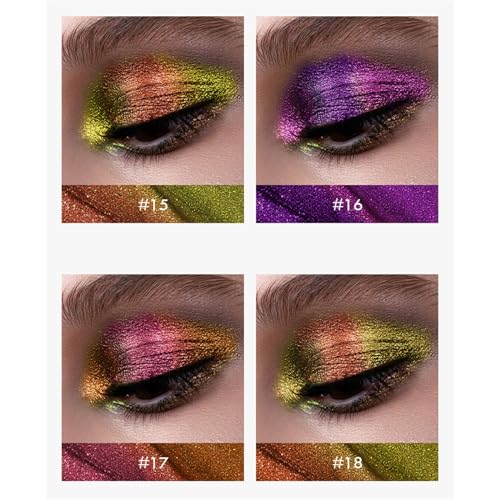 Shimmer Eyeshadow Makeup Liquid Eyeshadow Pearl Eye Shadow Longwearing Flake-Proof Multi-Dimensional Eye Looks Quick Dry Waterproof One-Swipe Coverage Lightweight Warehouse Sale Clearance - Image 7
