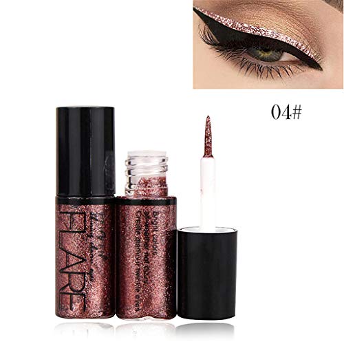 Shimmering Liquid Glitter Eyeshadow Palette - Waterproof, Longwearing, Quick-Drying Formula for Stunning Looks - Image 2
