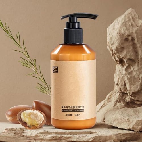 Shiren Zhuangshu, Long-Lasting Styling Moroccan Volume Moisturizing Elasticity, Curly Hair Elastin, Hydrating Styling Cream, Moisture Styling Elastin for All Hair Types (300g) - Image 7