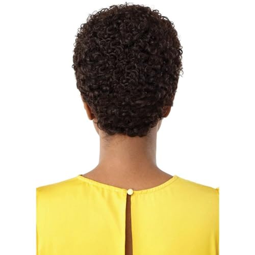 10-Inch Brazilian Virgin Human Hair Pixie Cut Wig for Women, Natural Curly Style, Ready for Daily Wear - Image 4